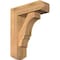 Ekena Millwork Balboa Craftsman Smooth Bracket w/ Offset Brace, Western Red Cedar, 5 1/2"W x 16"D x 20"H BKT0604X16X20BOA04SWR - alternate 1